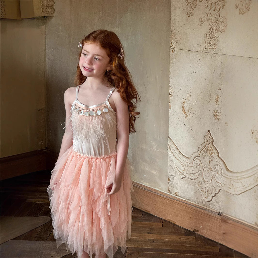 キャンディ柄ノースリーブワンピース 120 WEB限定/DRC/綿100％】総柄ノースリーブワンピース 2024春夏