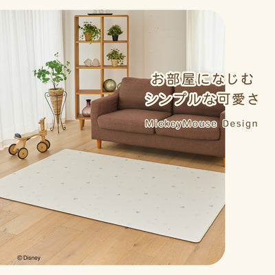 ＼レビュープレゼント中／ ミッキーマウス 防水 ベビープレイマット 140x200cm | EDISONmama（エジソンママ）