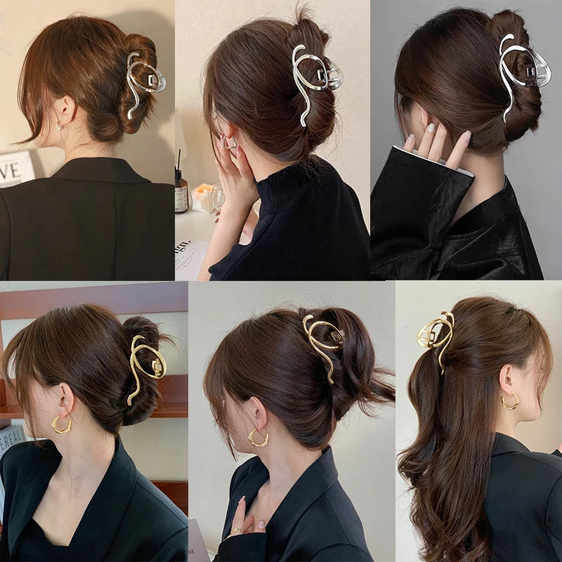 【海外直送品】ヘアクリップ,ヘアアクセサリー,シルバー,ゴールド,ヘアピン