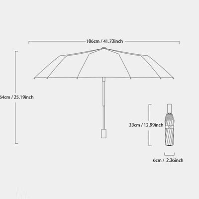 【海外直送品】折りたたみ傘,強化防風傘,日傘,24骨,晴雨兼用傘