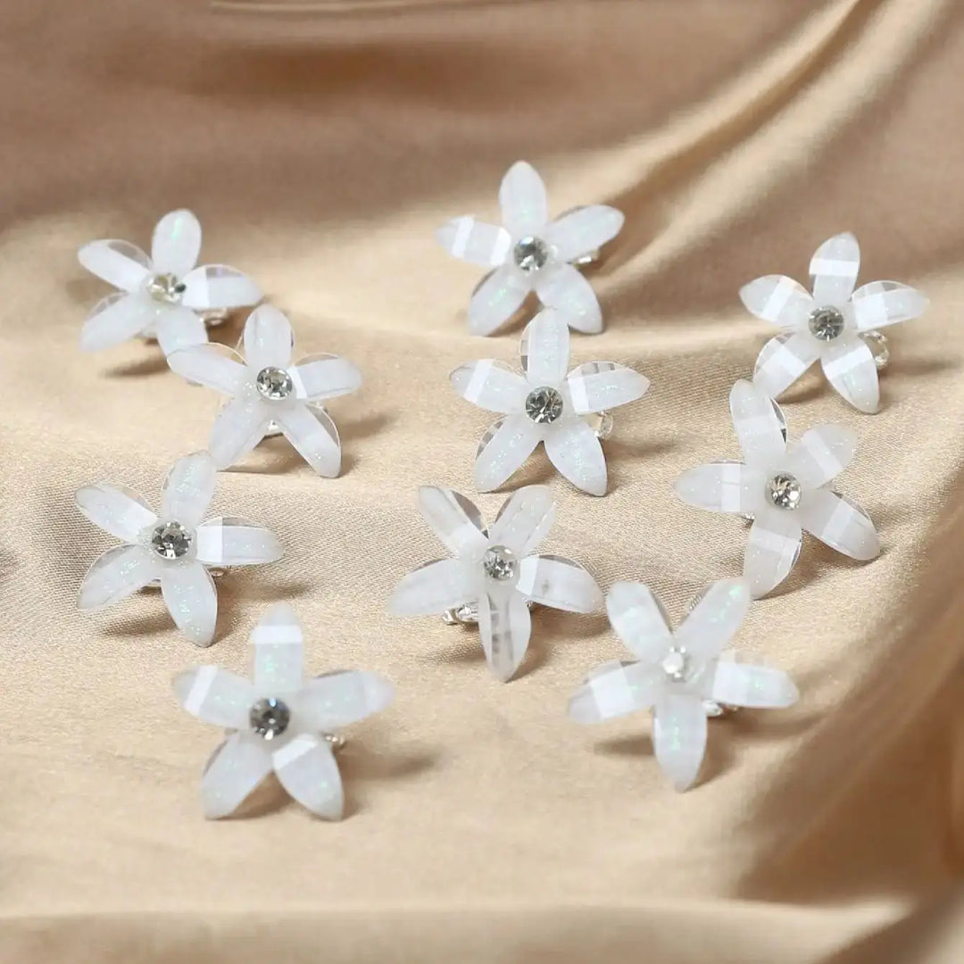 海外直送品】小さな編みこみの花のヘアクリップ,花,ヘアクリップ 海外直送品】小さな編みこみの花のヘアクリップ,花,ヘアクリップ