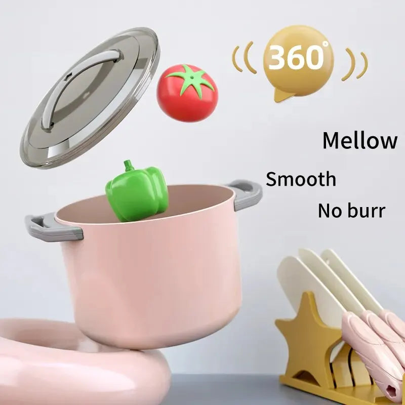 【海外直送品】キッチンおもちゃセット、鍋、フライパン、調理おもちゃ