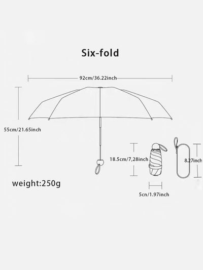 【海外直送品】折りたたみ傘,軽量,晴雨兼用傘