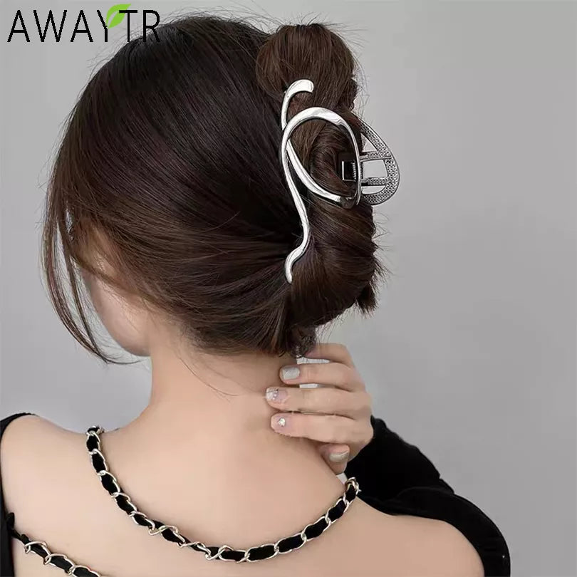 【海外直送品】ヘアクリップ,ヘアアクセサリー,シルバー,ゴールド,ヘアピン