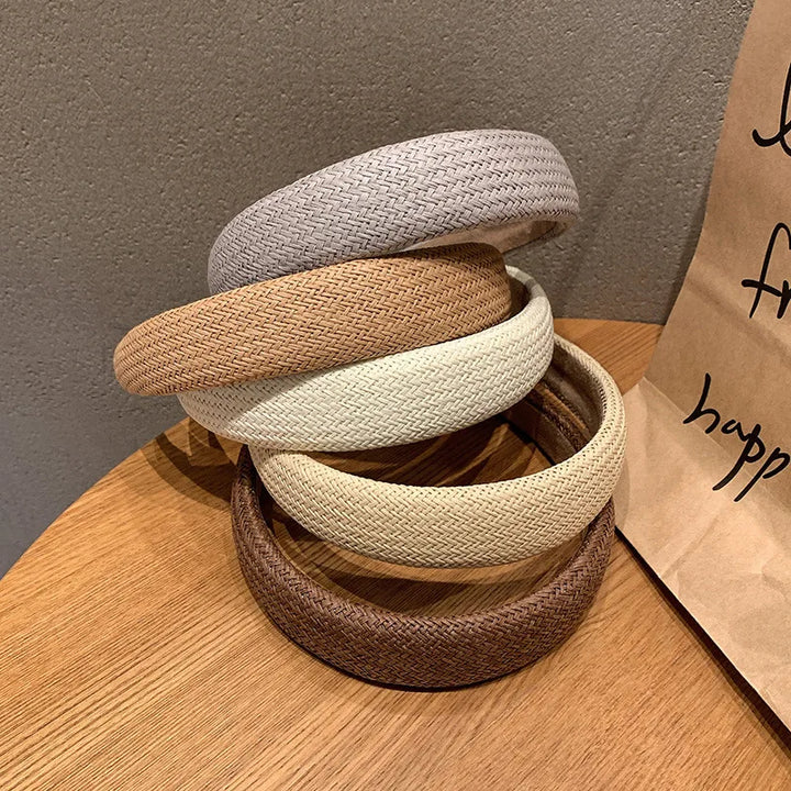 【海外直送品】編みこみヘアバンド,ヘアアクセサリー,カチューシャ,アクセサリー