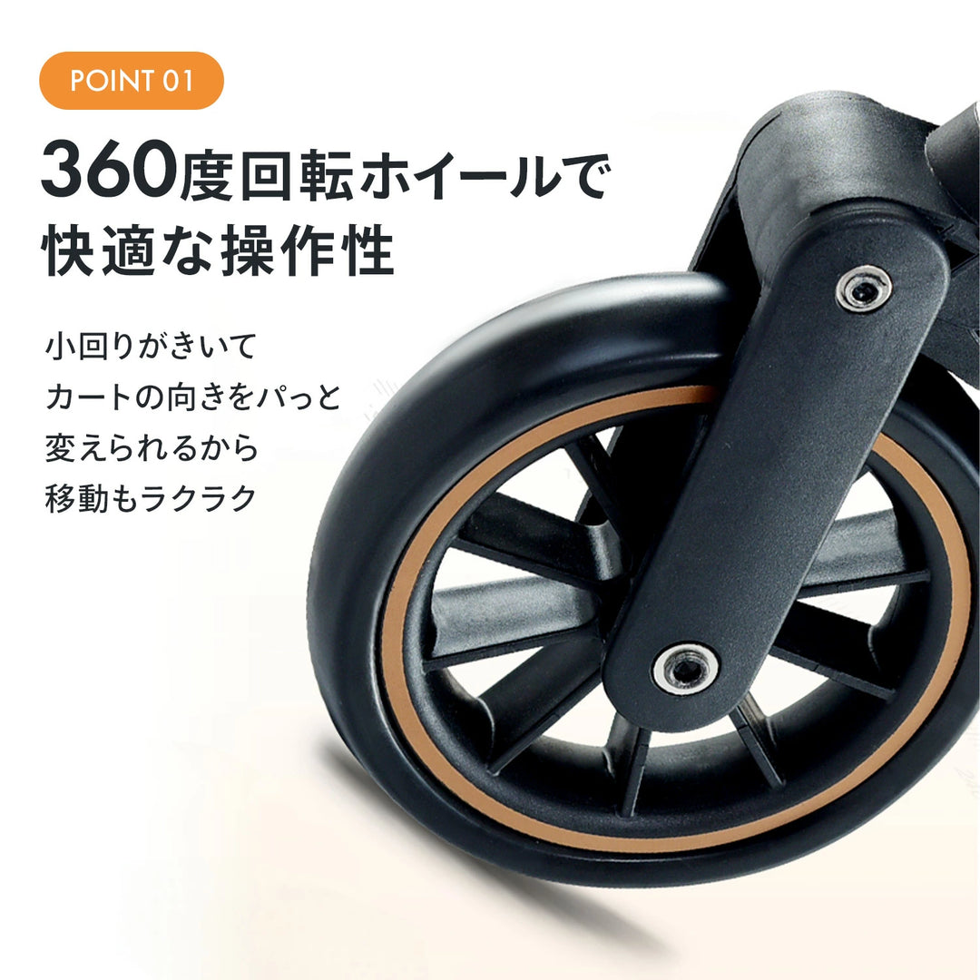 ペットカート 分離 取り外し 3way ワンプッシュ 対面式 ブラック 黒 フルオープン バスケット 多頭 ワンタッチ 収納 ペット ペット用カート 中型 軽量 犬 小型犬 中型犬 猫 犬