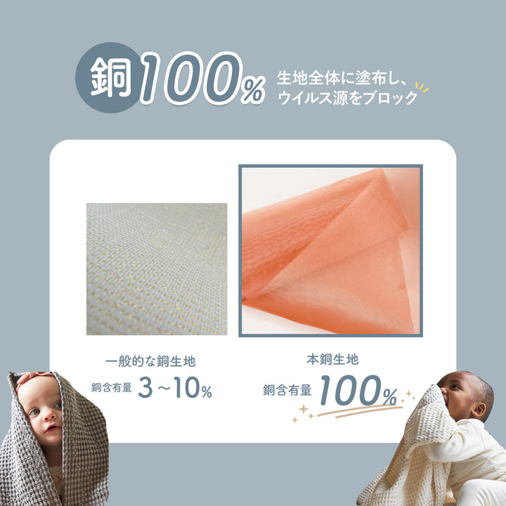 抗菌ベビーワッフルブランケット | CuCuDream（ククドリーム）