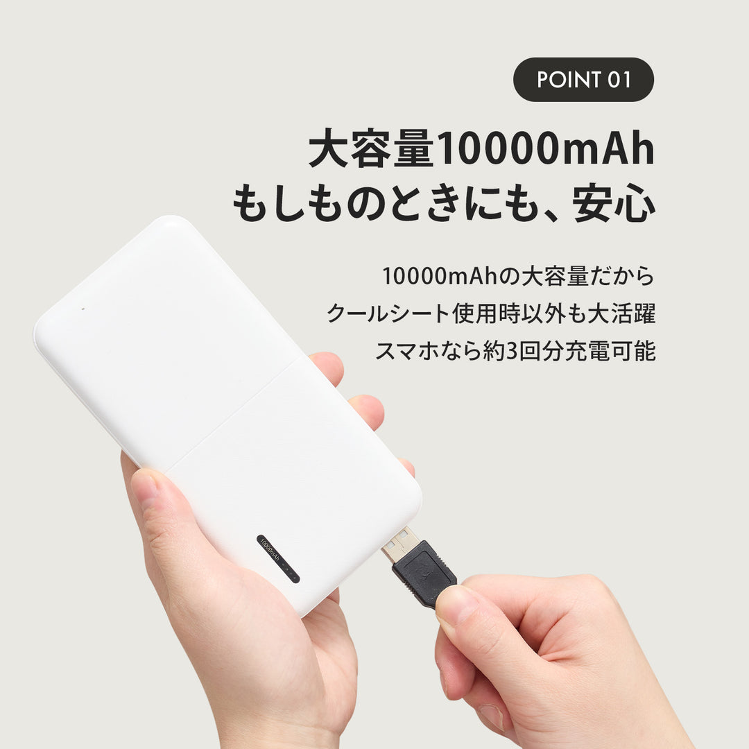 DoriDoriクールシート推奨 モバイルバッテリー | DoriDori（ドリドリ）