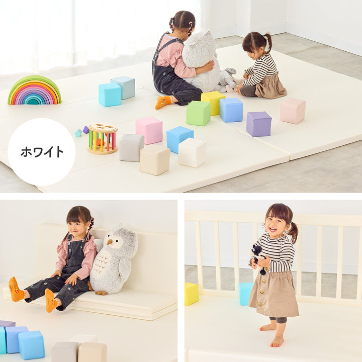 ＼レビュープレゼント中／ 【シームレス＆4つ折り 選べる2タイプ】折りたたみプレイマット200×140cm 160x120cm | DoriDori（ドリドリ）