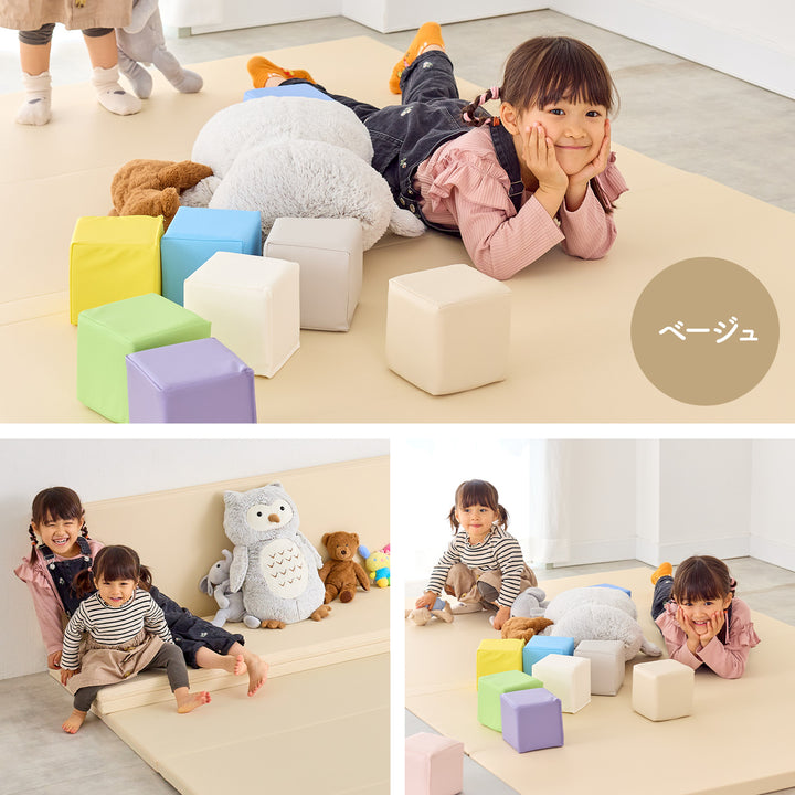 ＼レビュープレゼント中／ 【シームレス＆4つ折り 選べる2タイプ】折りたたみプレイマット200×140cm 160x120cm | DoriDori（ドリドリ）