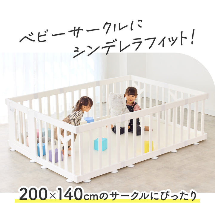 ＼レビュープレゼント中／ 【シームレス＆4つ折り 選べる2タイプ】折りたたみプレイマット200×140cm 160x120cm | DoriDori（ドリドリ）