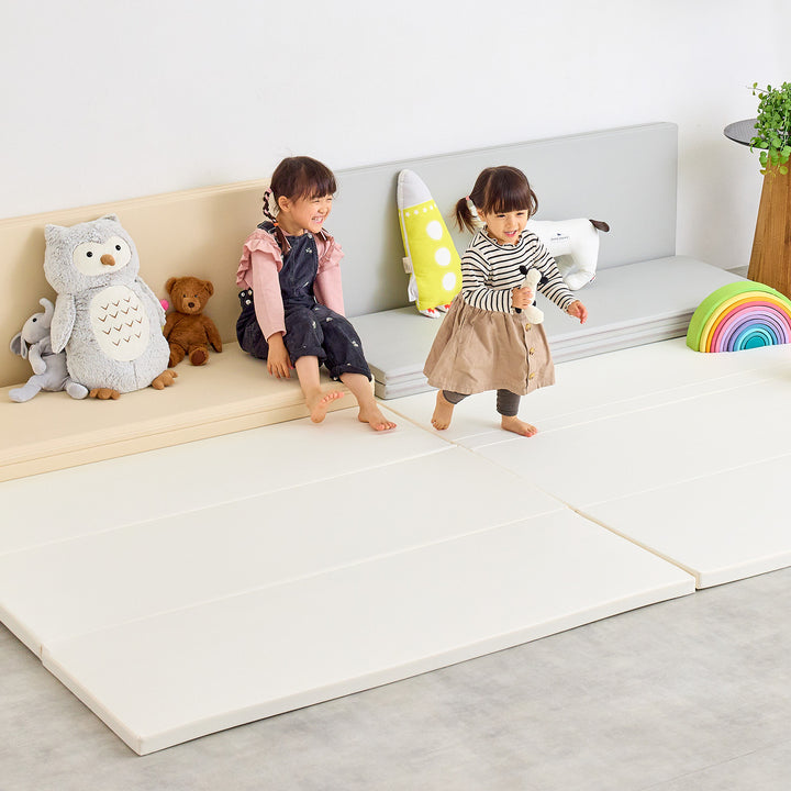 ＼レビュープレゼント中／ 【シームレス＆4つ折り 選べる2タイプ】折りたたみプレイマット200×140cm 160x120cm | DoriDori（ドリドリ）