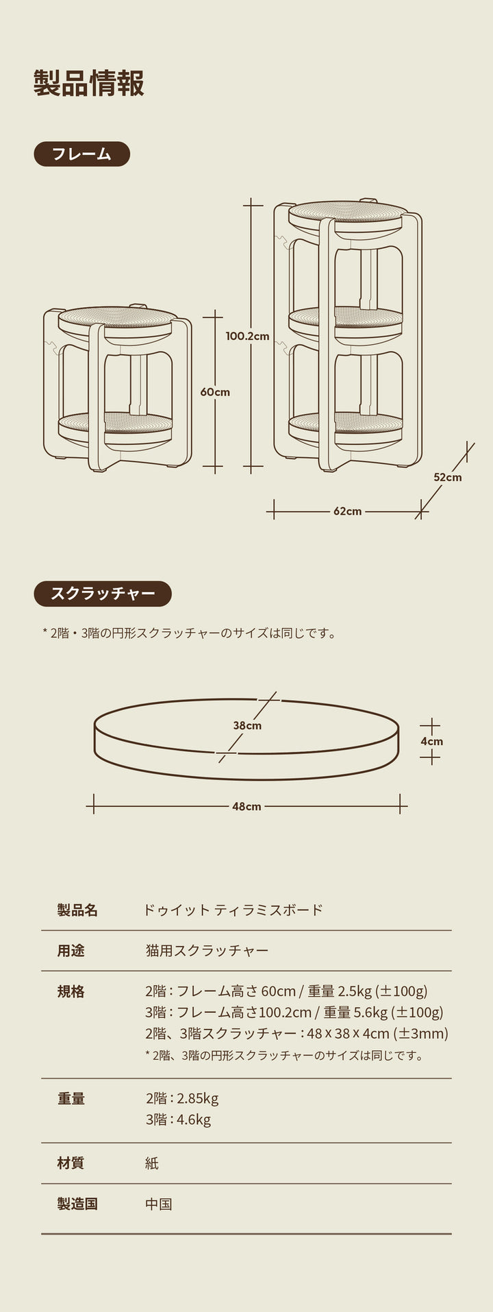 duit ドゥイット ティラミスボード