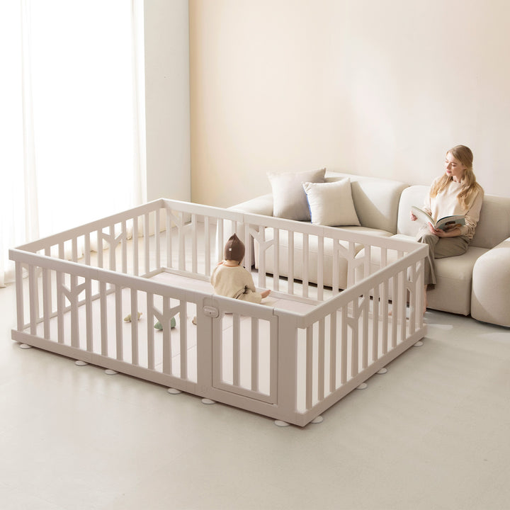 ベビーサークル バーチ ドア付き10枚セット | iFam（アイファム）