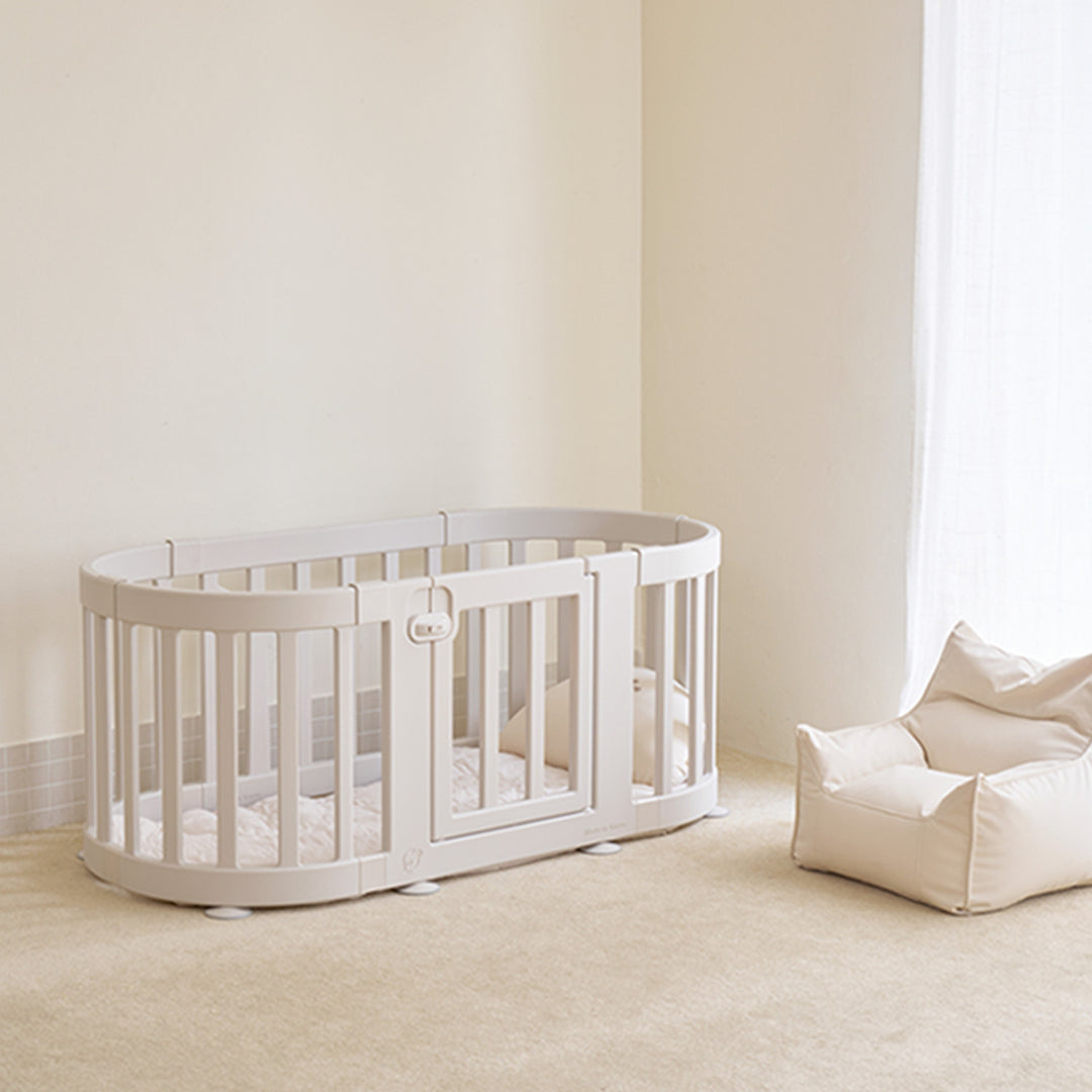 ＼期間限定15%OFF／ベビーサークル バーチ ラウンド ドア付き10枚・6枚セット | iFam（アイファム）