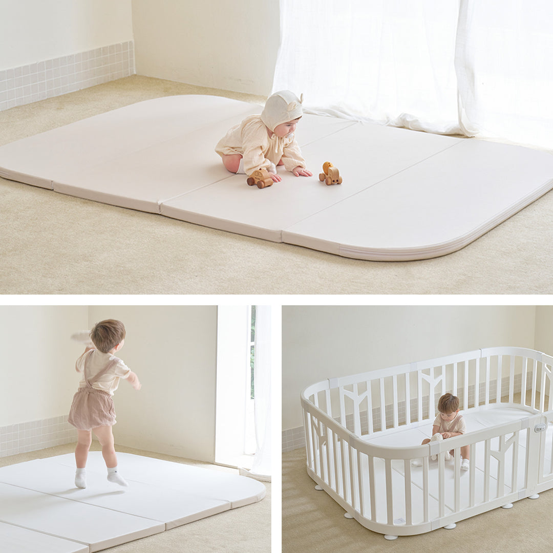 ＼期間限定15%OFF／ベビーサークル バーチ ラウンド ドア付き10枚・6枚セット | iFam（アイファム）