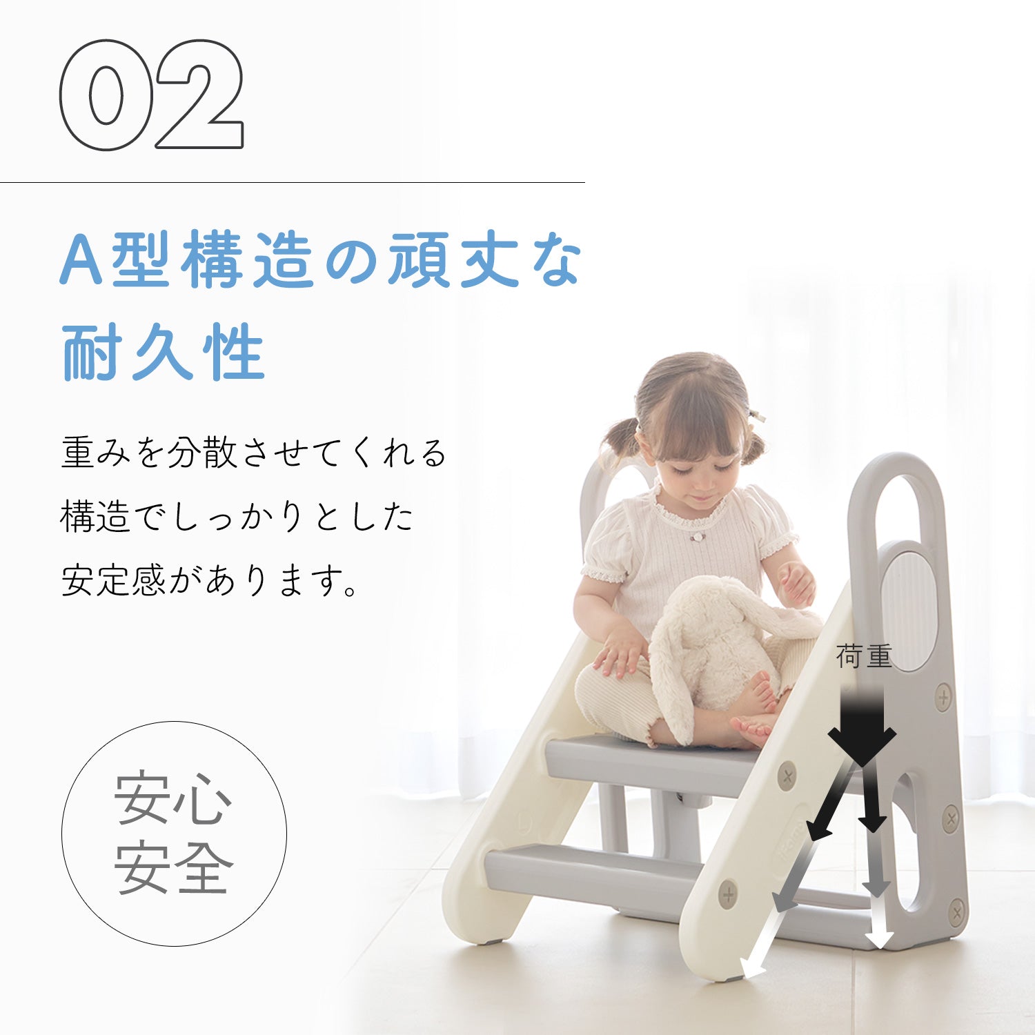 折りたたみ式3段ステップ＆スツール | iFam（アイファム） – DoriDori