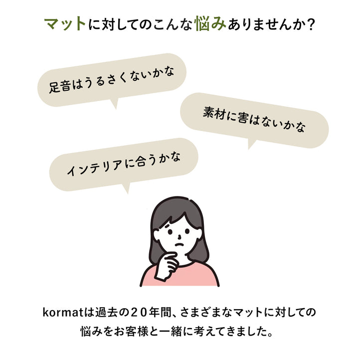 ふわふわPVCマット 140×170～230cm 厚み1.2cm 1.5cm korPVCマット | kormat（コーマット）