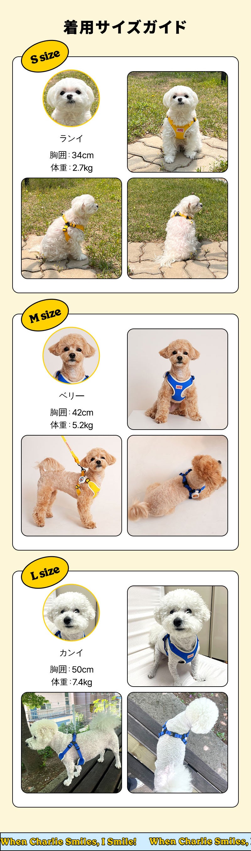 Laughing Charlie ラフィング・チャーリー イージーセーフ 犬用 虫よけハーネス 単品