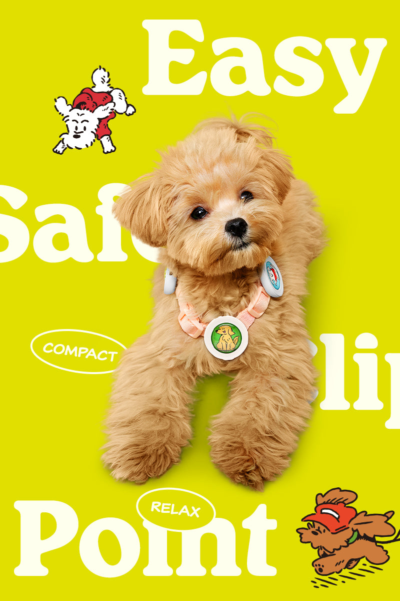 Laughing Charlie ラフィング・チャーリー 犬用 お散歩ネックレス イージーセーフクリップ