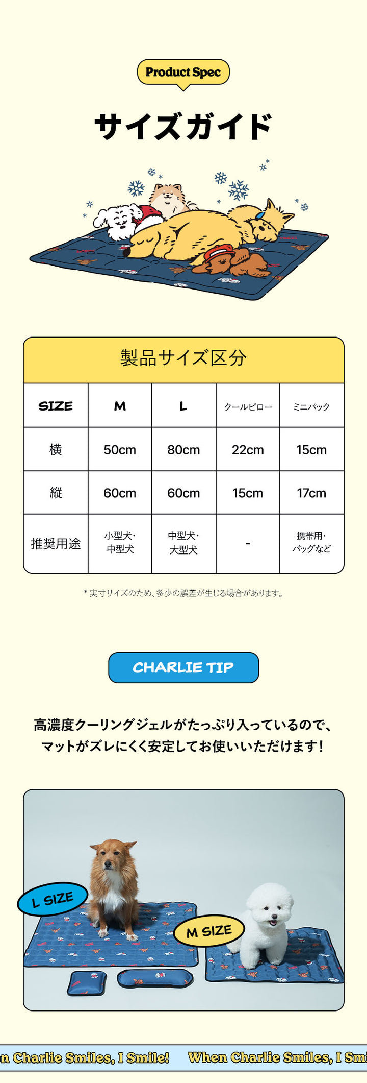 Laughing Charlie ラフィング・チャーリー　イージーセーフ クールマット