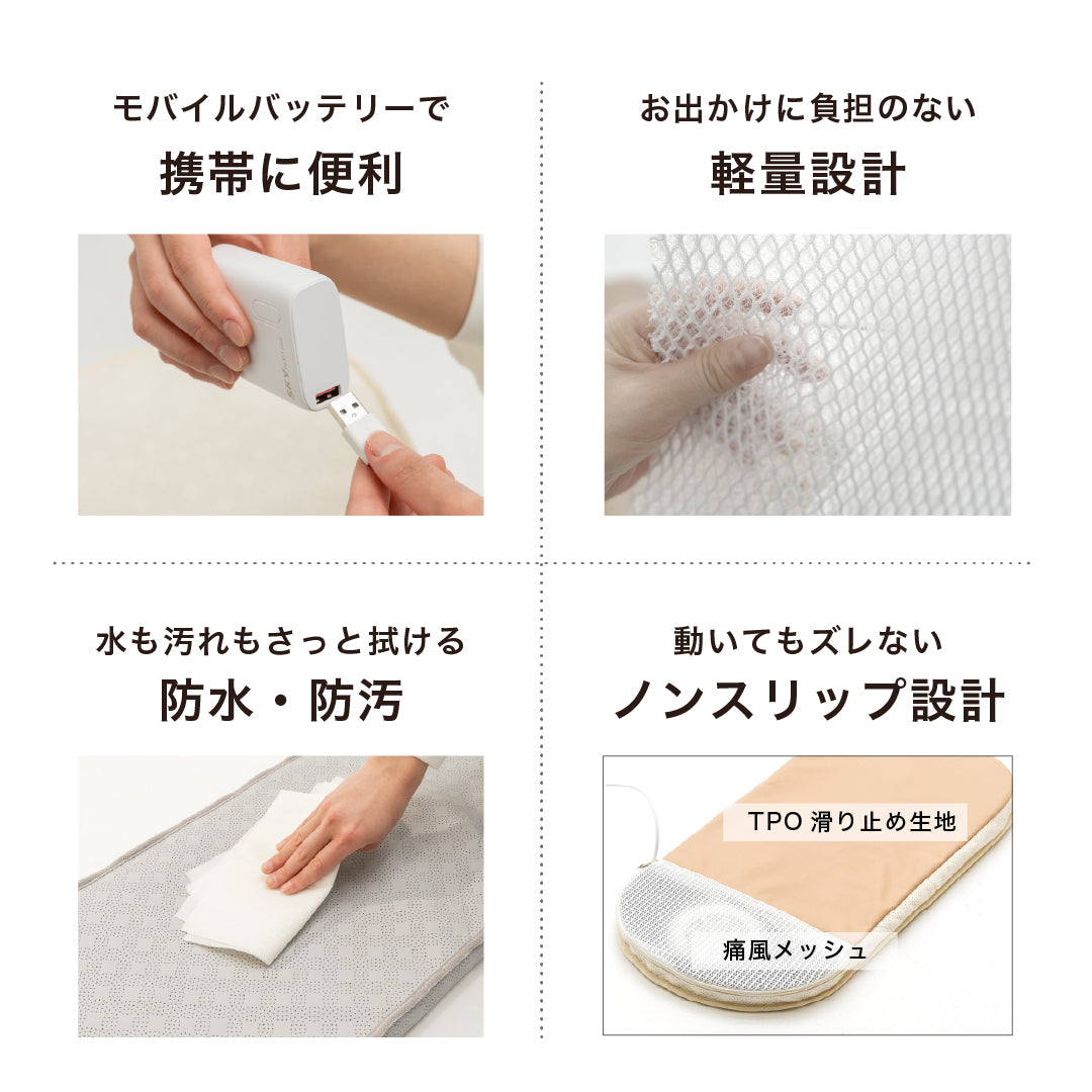 【期間限定価格】送風ファン内蔵クールマット エアモンペット | ONLEE（オンリー）