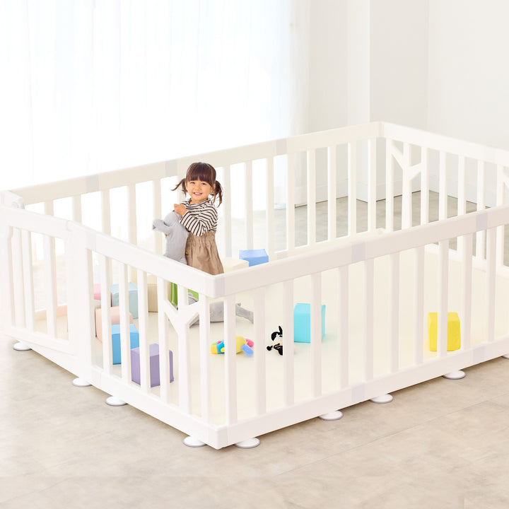 ＼お得なセット／ベビーサークルバーチ140×200cm＋折りたたみプレイマット | iFam（アイファム）