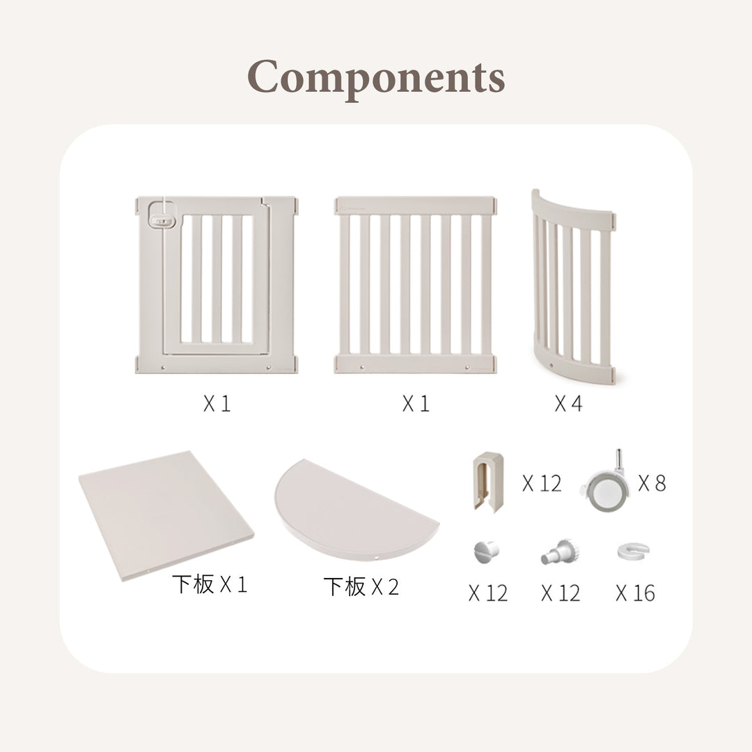 ヒュッゲラウンドペットルーム【可動式】 MOBILE HYGGE ROUND PET ROOM | Takemehom（テイクミーホーム）