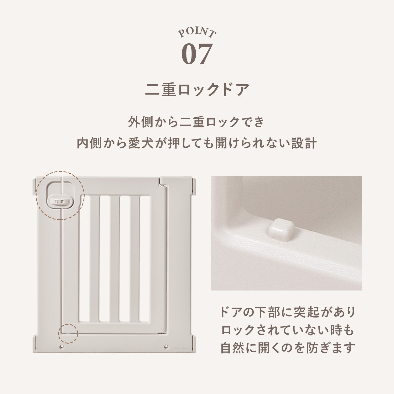 拡張できるペットルーム【追加用パネル1枚】 EXPANDABLE PETROOM SIDE