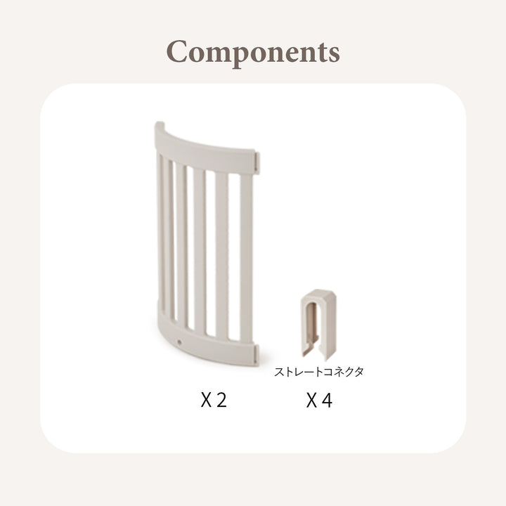 拡張できるペットルーム【追加用ラウンドパネル2枚】 EXPANDABLE PETROOM ROUND PANEL | Takemehom（テイクミーホーム）