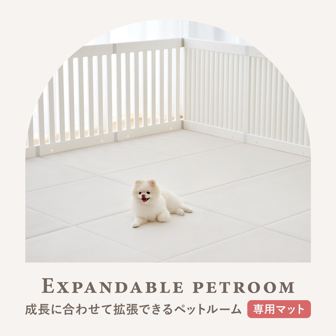 拡張できるペットルーム 専用マット【ダブル 130×65×0.4cm】 EXPANDABLE PETROOM MAT | Takemehom（テイクミーホーム）