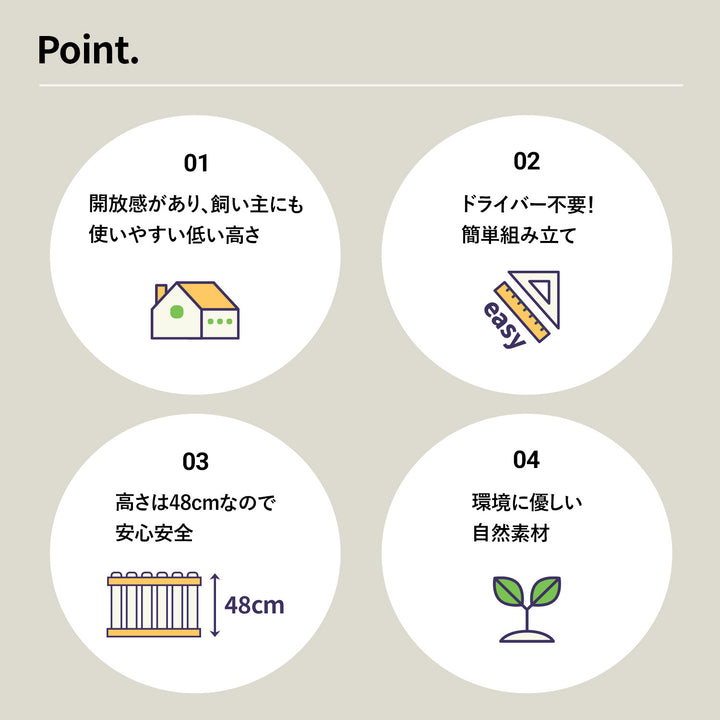 【期間限定大特価】コージーペットルーム 8枚パネルセット COZY PETROOM | Takemehom（テイクミーホーム）