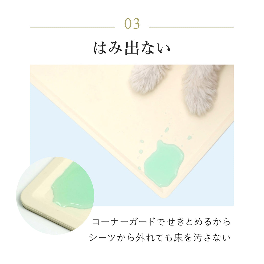 シリコントイレマット ペット用ノンスリップマット | Woglee（ウォグリー）