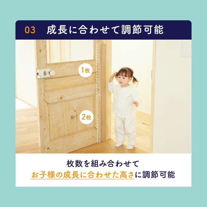 < 1枚 > 指はさみぼうし 蝶番裏側・トンガリ帽子型取り付け型 指挟み防止グッズ