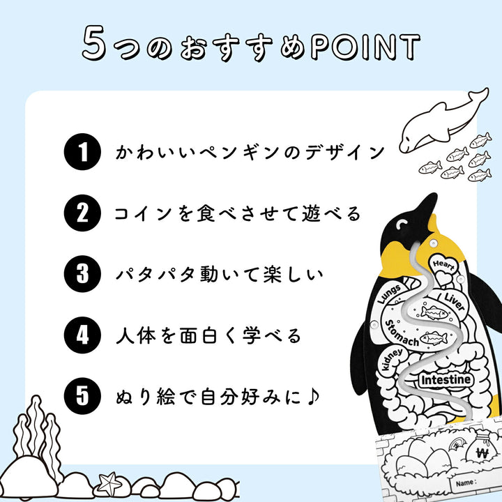 ぺんぎん貯金箱 Penguin coin box | BOXPARTNER（ボックスパートナー）