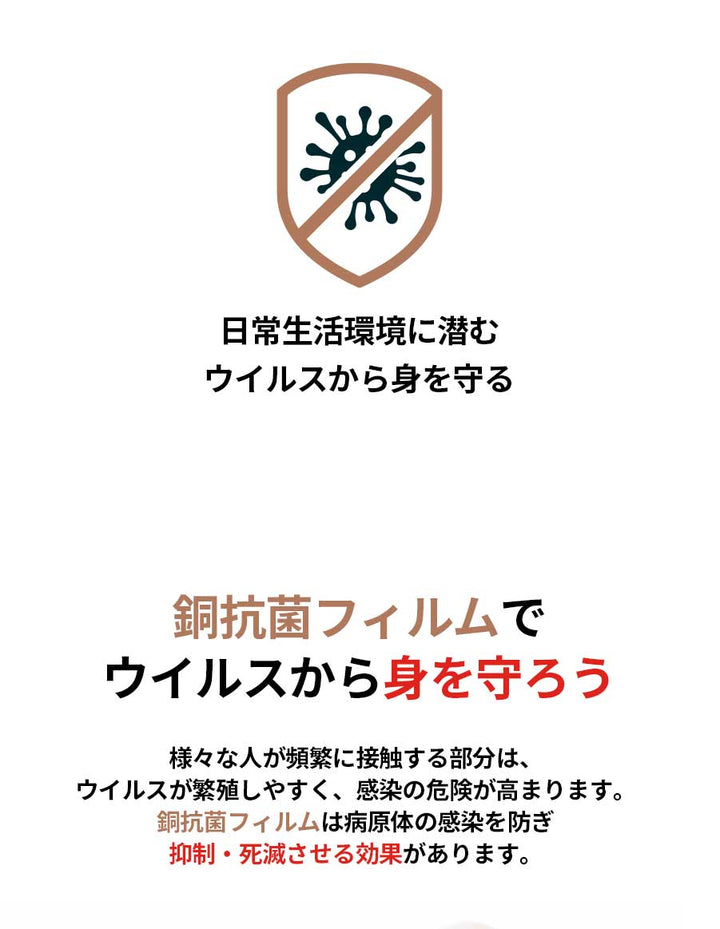 銅（CU）抗菌フィルム A4サイズ（1枚入り）