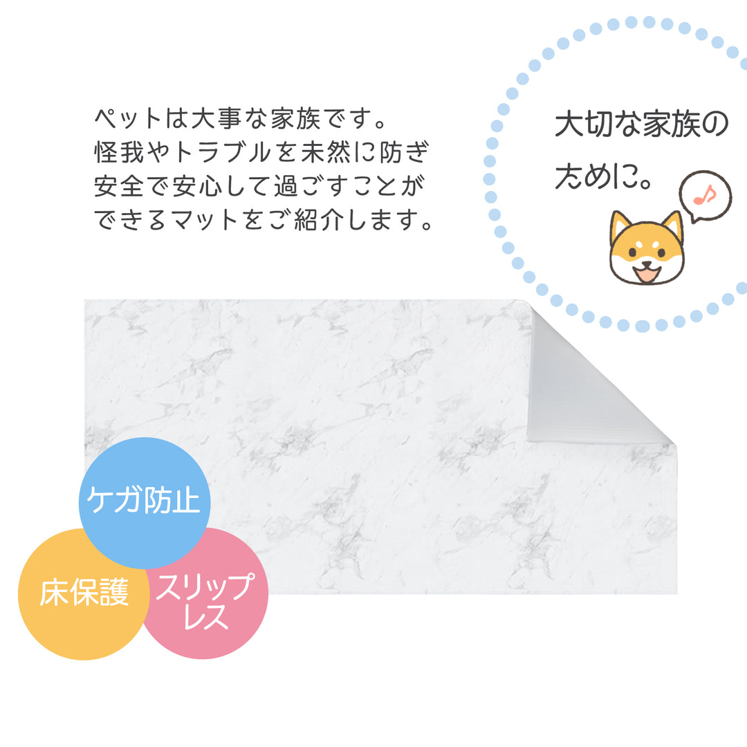 【完売御礼】【選べる4サイズ】防水 抗菌ペット マット Dogzari Flat | ecofoam（エコフォーム）