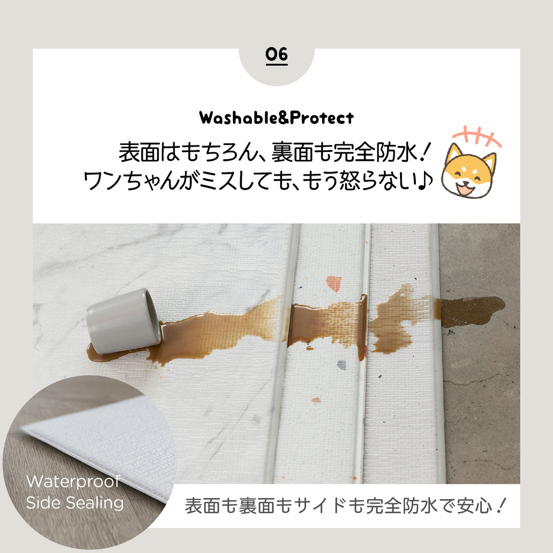 【完売御礼】【選べる4サイズ】防水 抗菌ペット マット Dogzari Flat | ecofoam（エコフォーム）