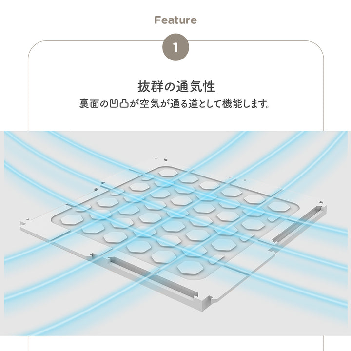 コーナー4枚セット 隙間ができないジョイントマット Airlink Mat | ecofoam（エコフォーム）