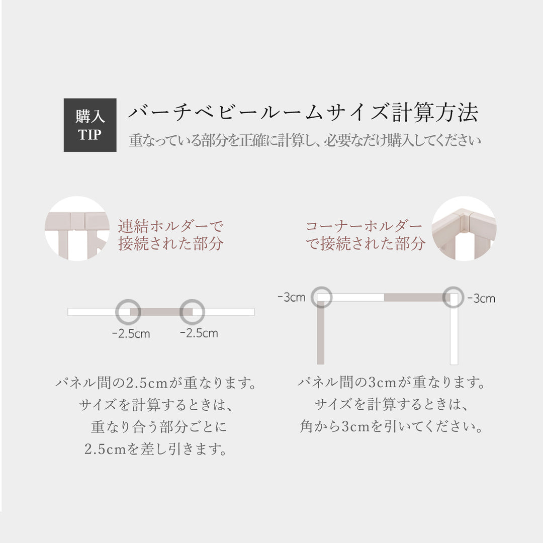 ベビーサークル バーチ ドア付き8枚セット | iFam（アイファム）