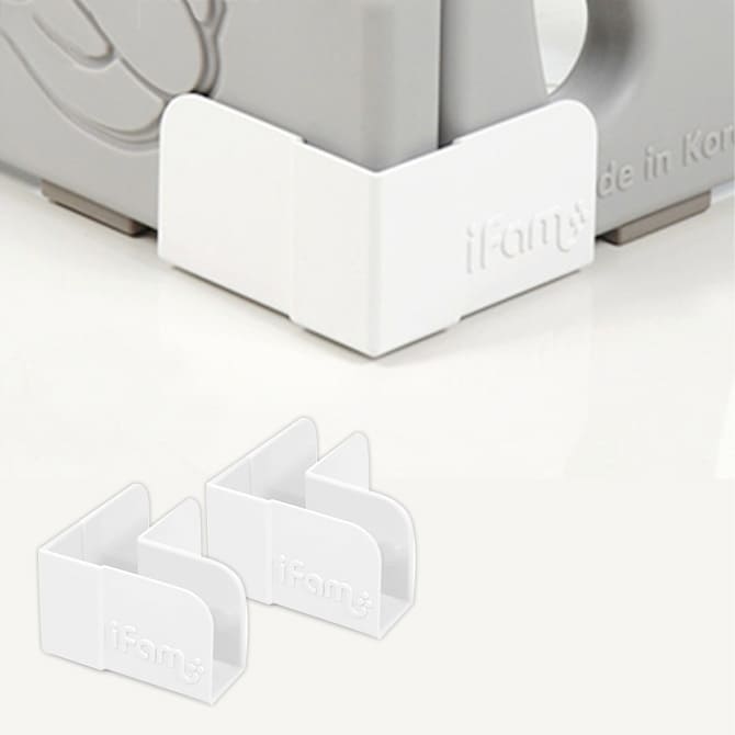 コーナー用ベビーサークルホルダー 2個セット | iFam（アイファム）