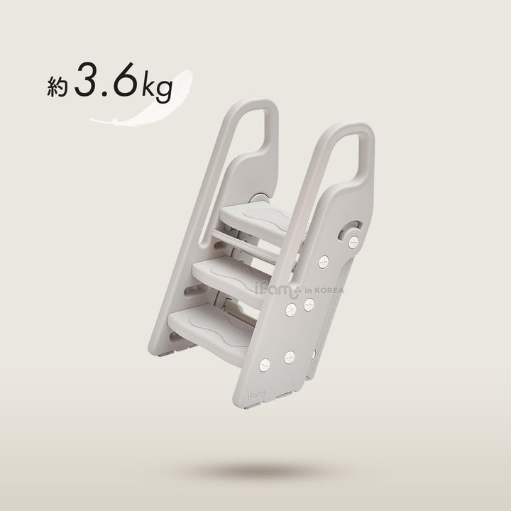 折りたたみ式3段ハンドル踏み台 | iFam（アイファム）