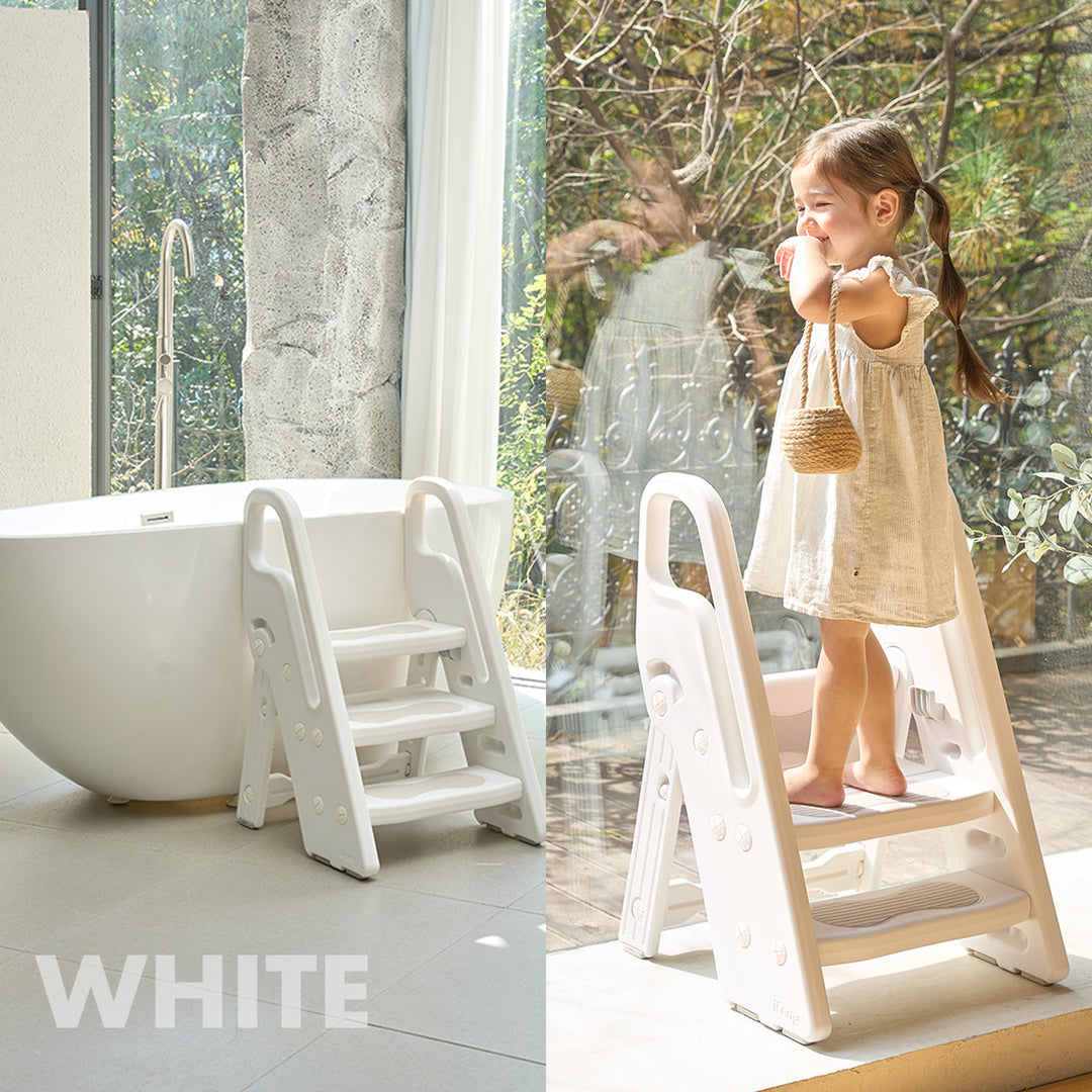 折りたたみ式3段ハンドル踏み台 | iFam（アイファム）